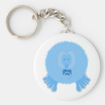 Llavero de Pom Pom PAL del bebé de la turquesa