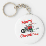 Llavero de Santa de la motocicleta