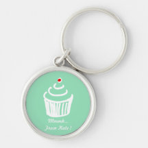 Llavero del amor de la torta de la taza