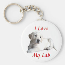 Llavero del amor del labrador retriever