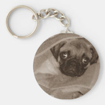 Llavero del barro amasado del perrito