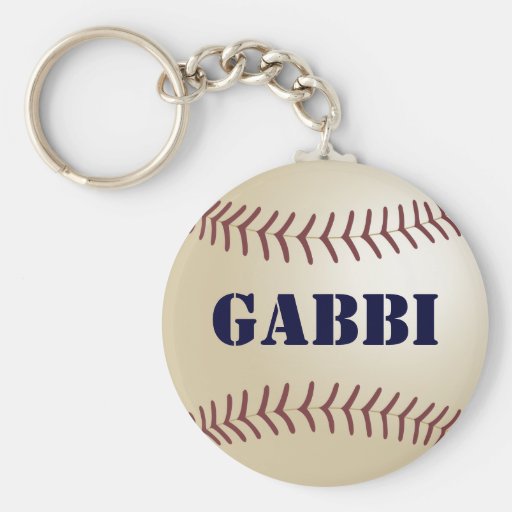Llavero del béisbol de Gabbi