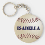 Llavero del béisbol de Isabel por 369MyName