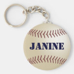 Llavero del béisbol de Janine por 369MyName