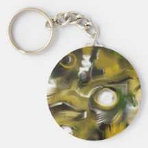 Llavero del botón del Asphodel de Steampunk