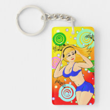 llavero del chica de baile