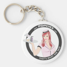 Llavero del chica de PopChiX del Redhead