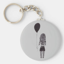 Llavero del chica del globo