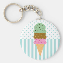 Llavero del cono de helado