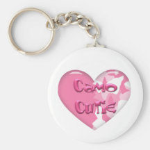 Llavero del corazón de Camo Cutie