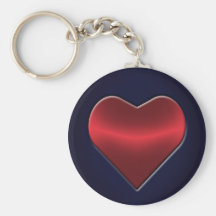 Llavero del corazón del póker