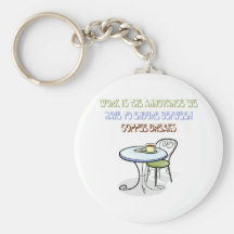 Llavero del descanso para tomar café