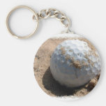 Llavero del diseño del hoyo de arena del golf