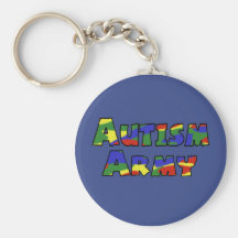 Llavero del ejército del autismo
