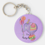 Llavero del elefante del fiesta
