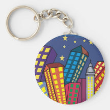 Llavero del extracto de la vida de ciudad