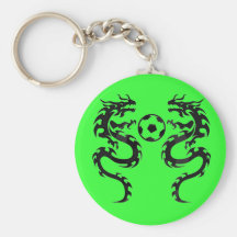 LLAVERO del fútbol del dragón