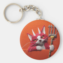 Llavero del gatito del diablo