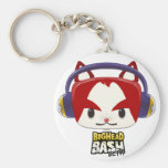 Llavero del gato de Plushie del golpe del BigHead