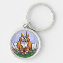 Llavero del gato del jengibre