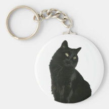 Llavero del gato negro de Lau