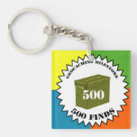 Llavero del jalón de 500 hallazgos