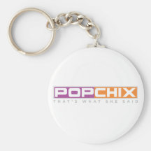 Llavero del logotipo de PopChiX