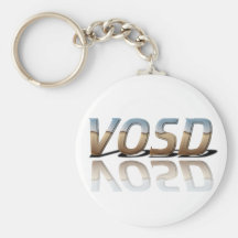 Llavero del logotipo de VOSD