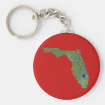 Llavero del mapa de la Florida