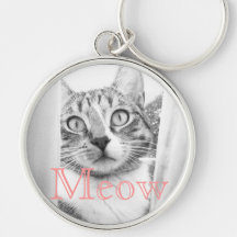 llavero del maullido del gato