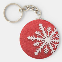 Llavero del navidad del copo de nieve