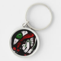 Llavero del ojo verde