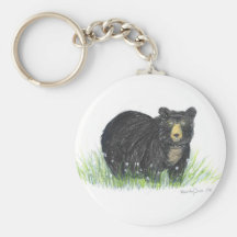 llavero del oso negro