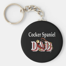 llavero del papá de cocker spaniel