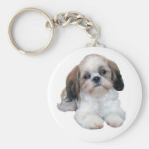 Llavero del perrito de Shih Tzu