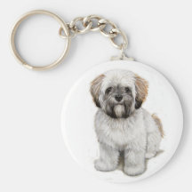 Llavero del perrito del apso de Lasa