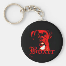 Llavero del perro del boxeador