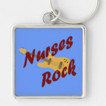 Llavero del personalizable de la roca de las enfer