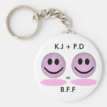 Llavero del personalizado de B.F.F