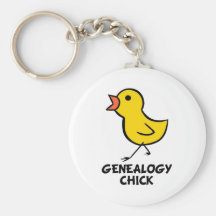 Llavero del polluelo de la genealogía