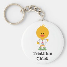 Llavero del polluelo del Triathlon