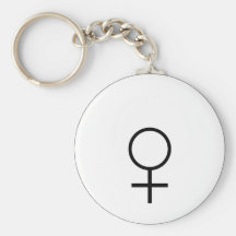 Llavero del símbolo de Venus