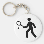 Llavero del símbolo del tenis