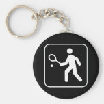 Llavero del símbolo del tenis