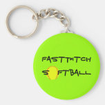 Llavero del softball de Fastpitch