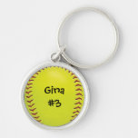 Llavero del softball de Fastpitch