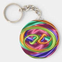 Llavero del tirón de chicloso del arco iris