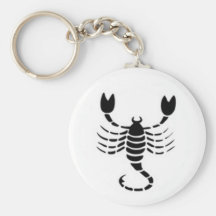 Llavero del zodiaco del escorpión
