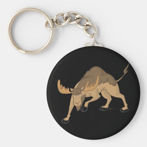 Llavero enojado del híbrido de los alces del camel