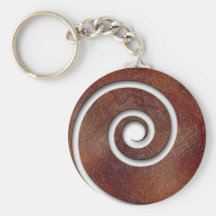 Llavero espiral del medallón